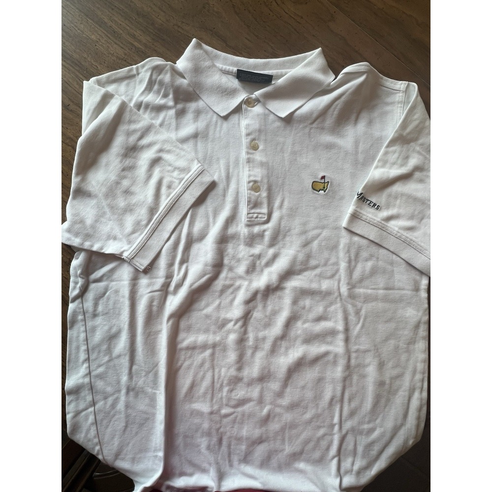 Masters CollectionPGA White Golf Polo Shirt Size‎ Large